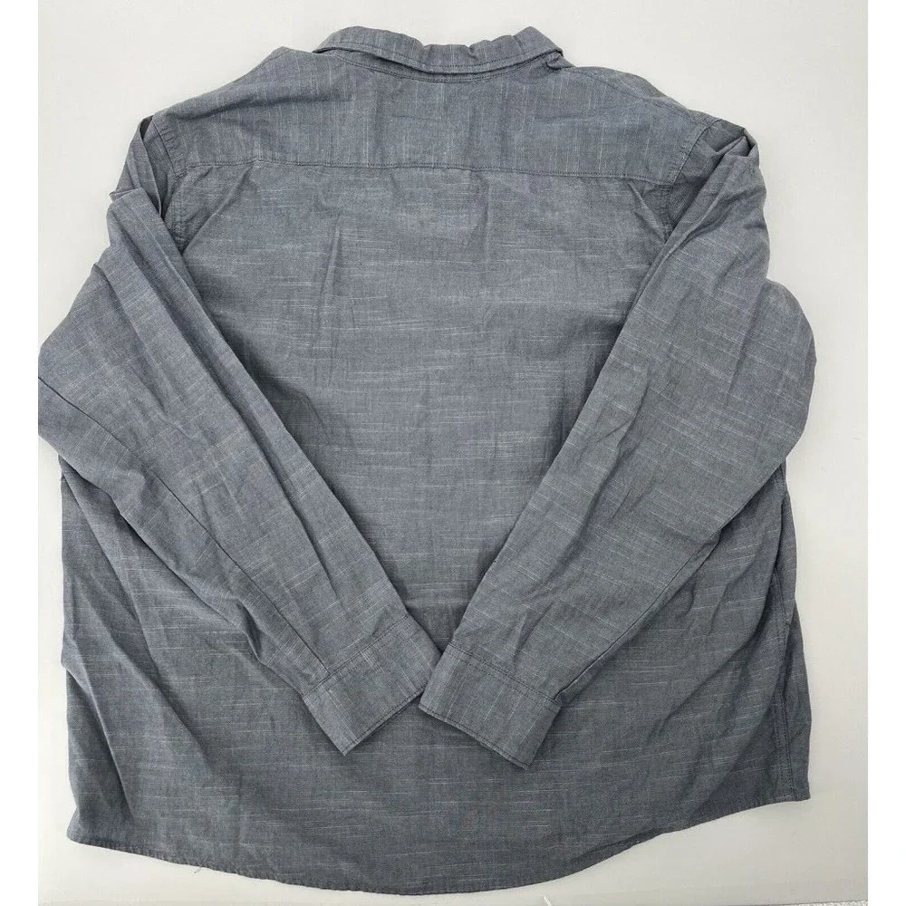Wrangler‎ Button Up Shirt Long Sleeve Cotton Vintage Wash Men's 3XL